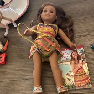 American Girl 18” Doll Lea Retired EUC